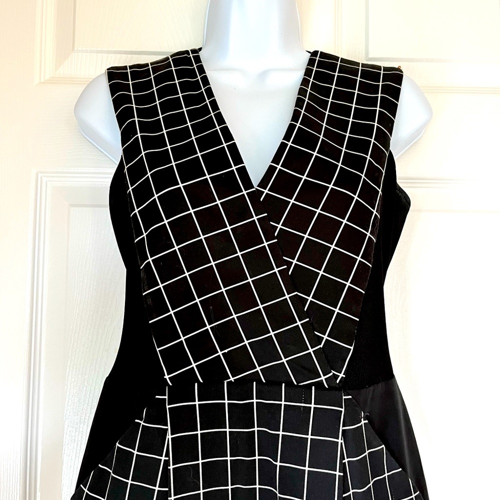 Sportmax Check Print Dress